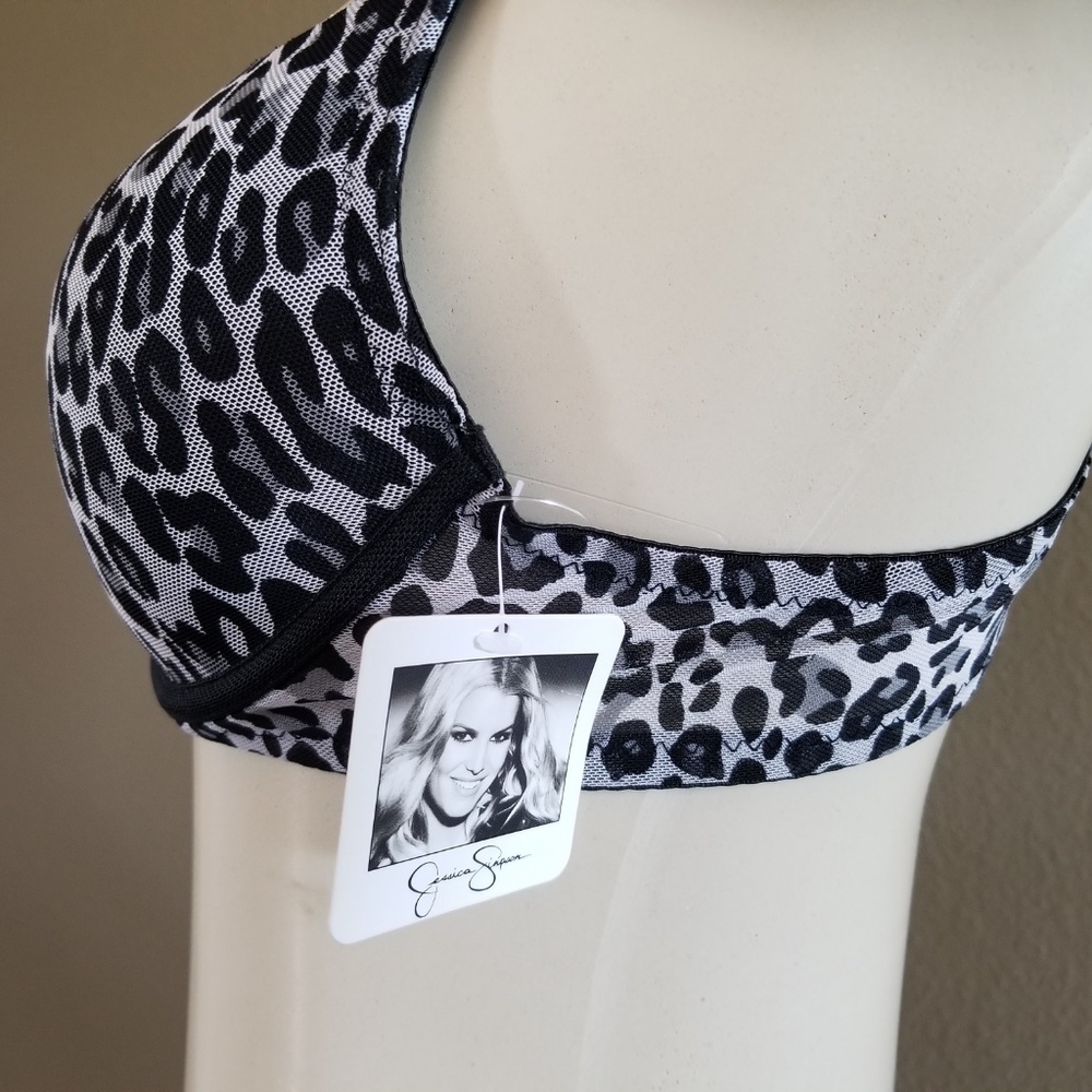 Jessica Simpson Bra Animal Print Push Up Bra NWT - Picture 5 of 8